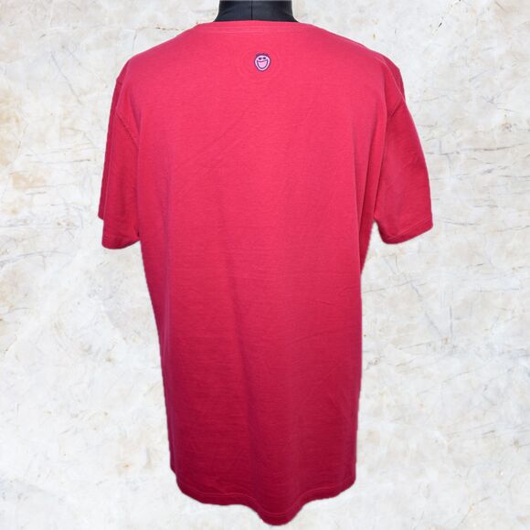 Life Is Good Camp Chair Drink Up Relax Fuchsia Short Sleeve T-Shirt-Women's M - Picture 5 of 7